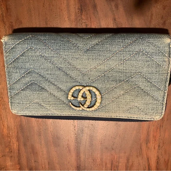 Gucci denim Quilted Women's Wallet - Picture 15 of 15